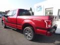 2016 Ruby Red Ford F150 XLT SuperCab 4x4  photo #7