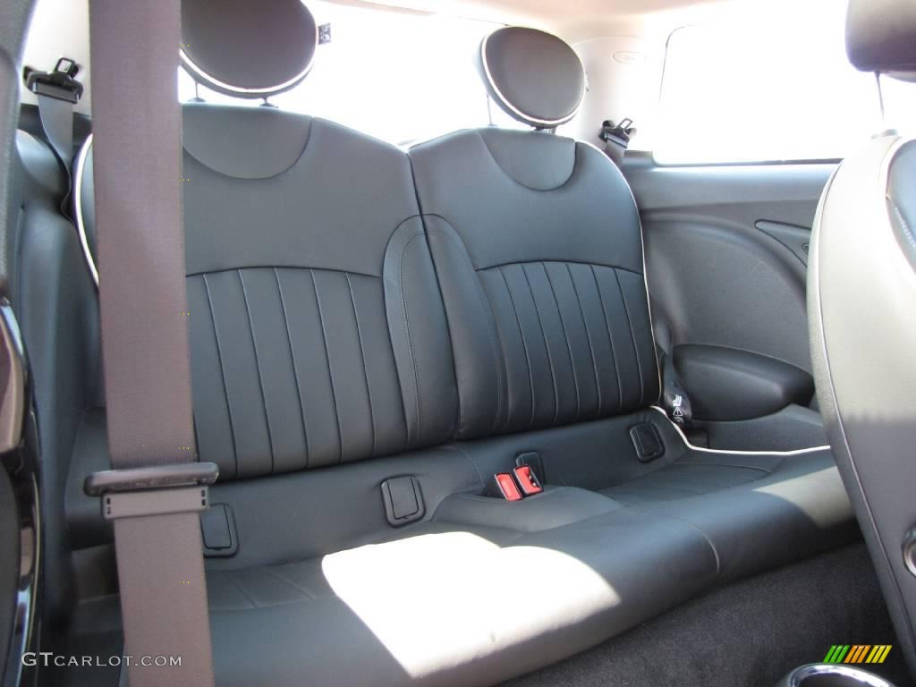 2009 Cooper S Hardtop - Pepper White / Lounge Carbon Black Leather photo #19