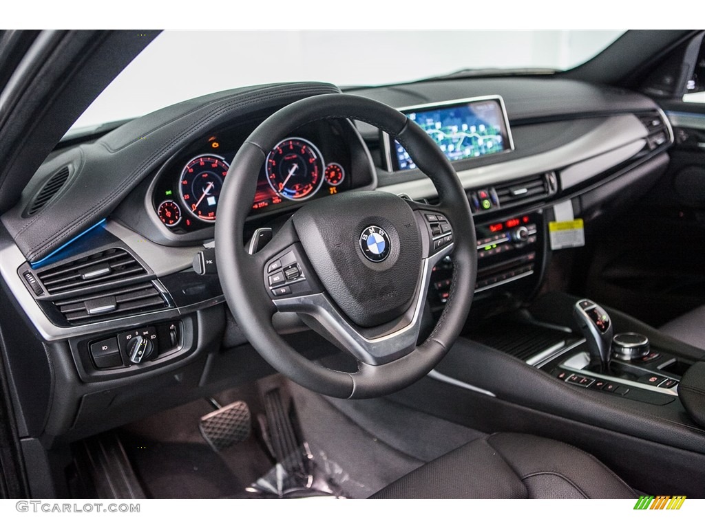 2017 BMW X6 sDrive35i Black Dashboard Photo #115547852
