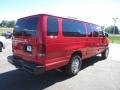 2011 Vermillion Red Ford E Series Van E350 XL Extended Passenger  photo #3