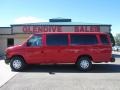 2011 Vermillion Red Ford E Series Van E350 XL Extended Passenger  photo #5