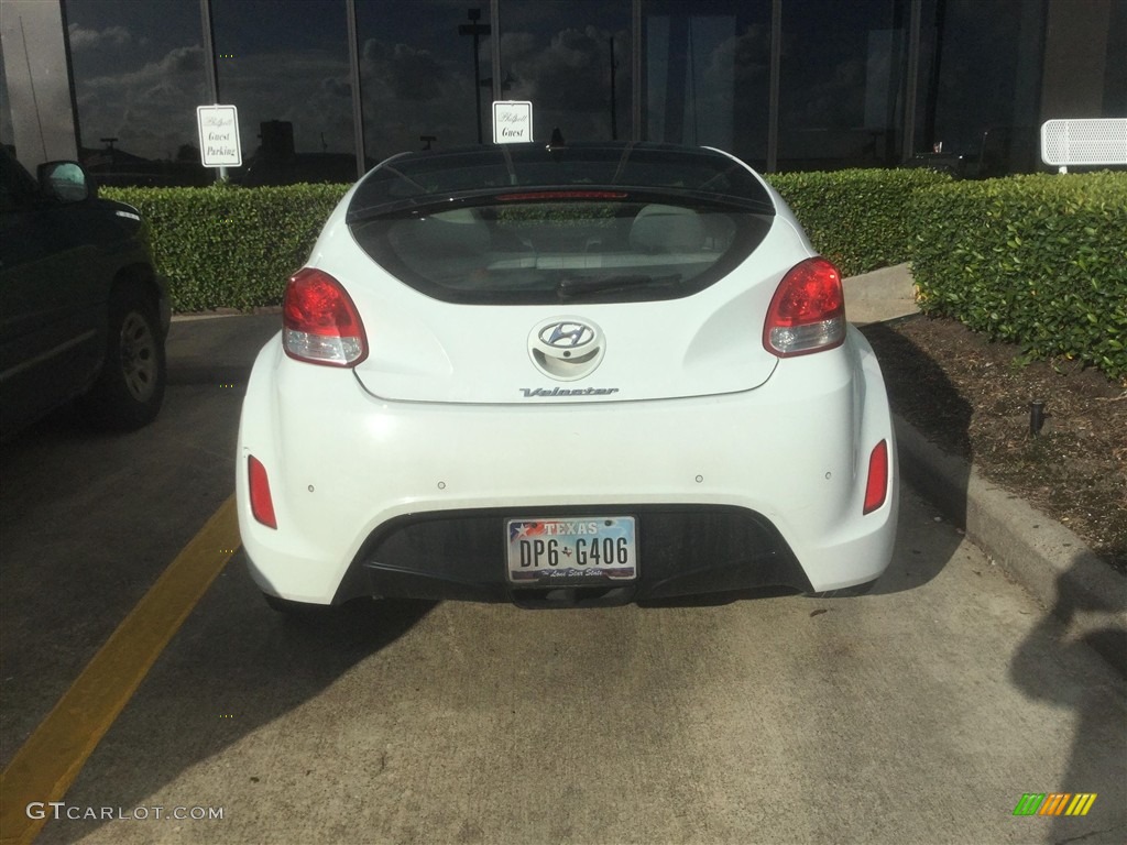 2012 Veloster  - Century White / Gray photo #2