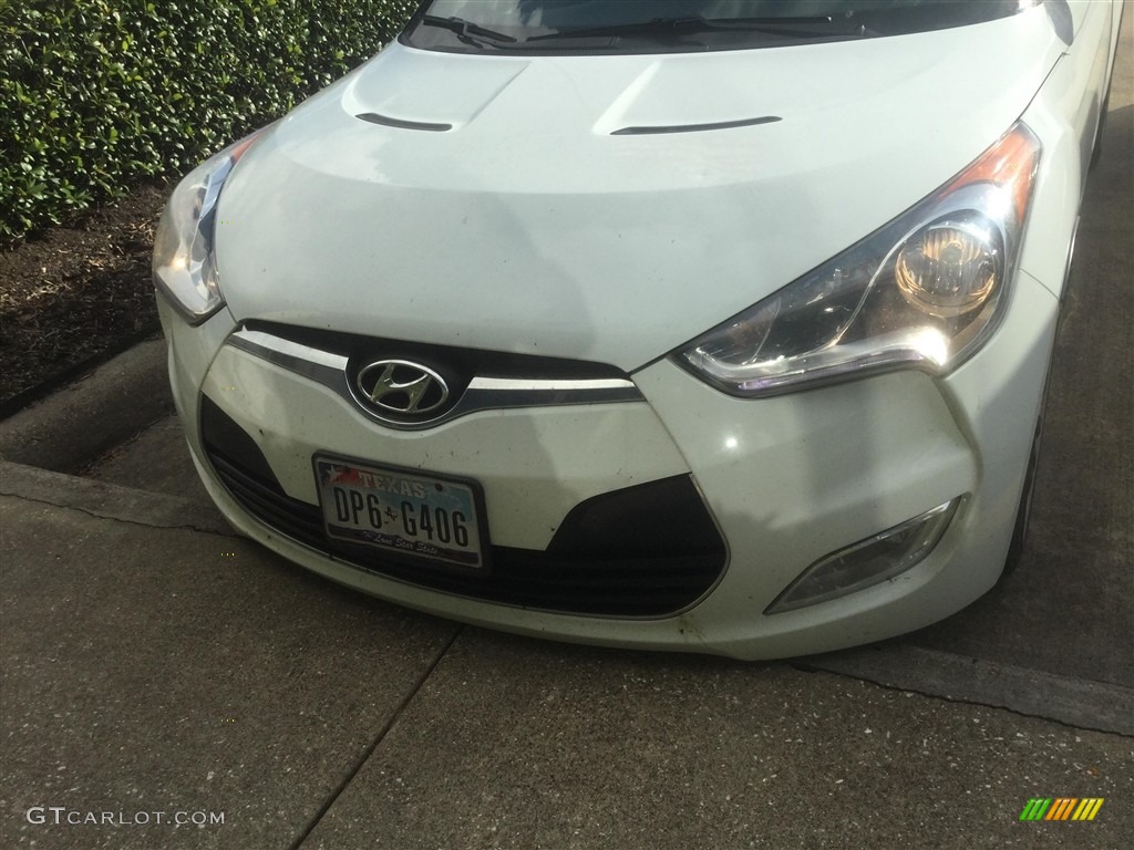2012 Veloster  - Century White / Gray photo #4