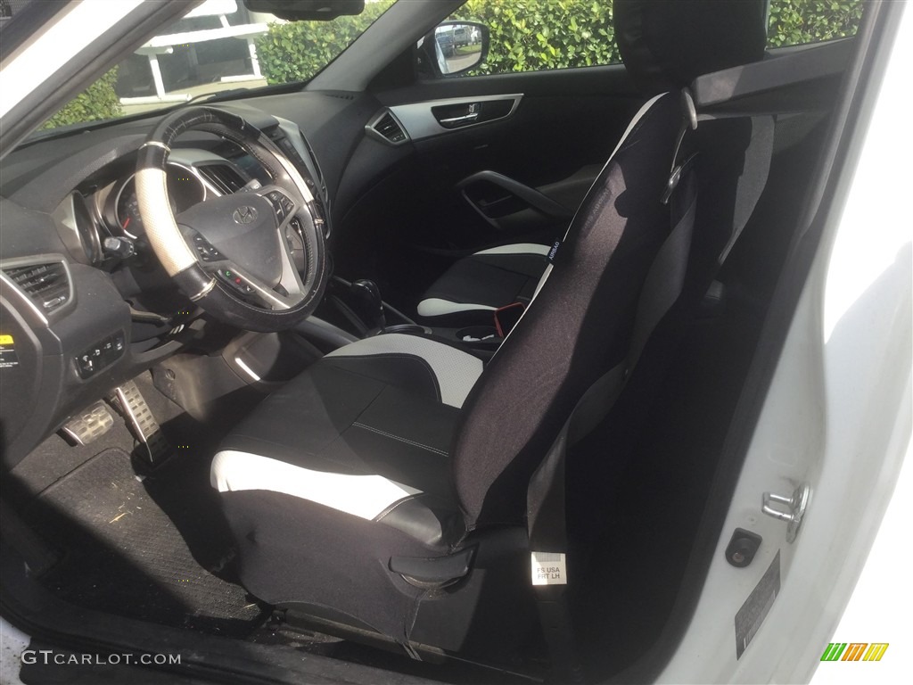 2012 Veloster  - Century White / Gray photo #7