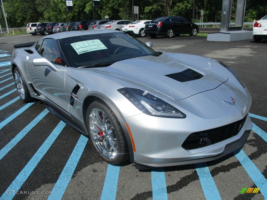 Blade Silver Metallic 2017 Chevrolet Corvette Grand Sport Coupe Exterior Photo #115549346