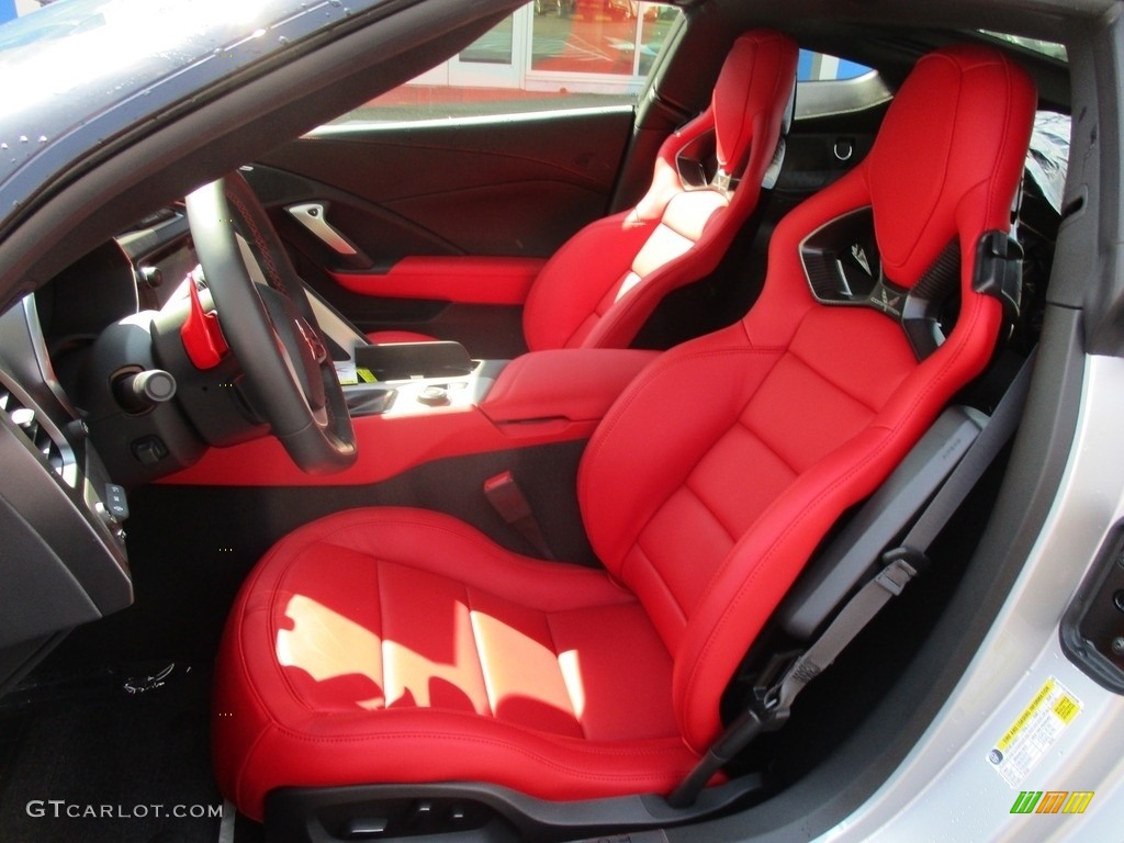 Adrenaline Red Interior 2017 Chevrolet Corvette Grand Sport Coupe Photo #115549478