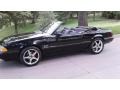 1993 Black Ford Mustang LX Convertible  photo #1