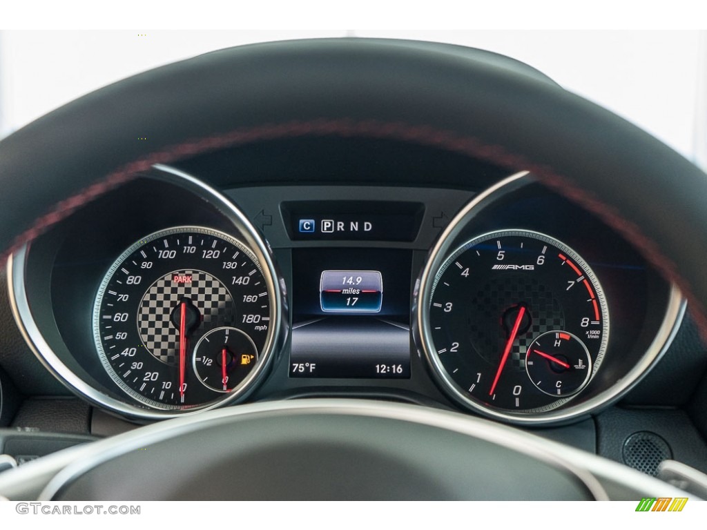 2017 Mercedes-Benz SLC 43 AMG Roadster Gauges Photo #115551629