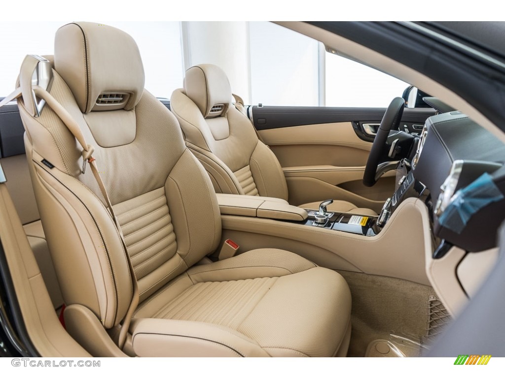 Ginger Beige/Espresso Brown Interior 2017 Mercedes-Benz SL 550 Roadster Photo #115551803