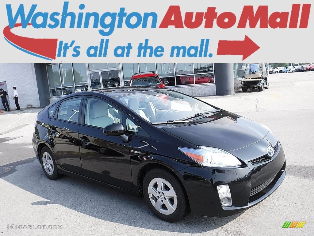 2010 Prius Hybrid III - Black / Misty Gray photo #1