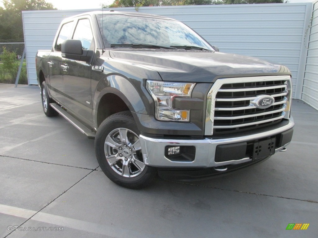 2016 F150 XLT SuperCrew 4x4 - Magnetic / Medium Earth Gray photo #2