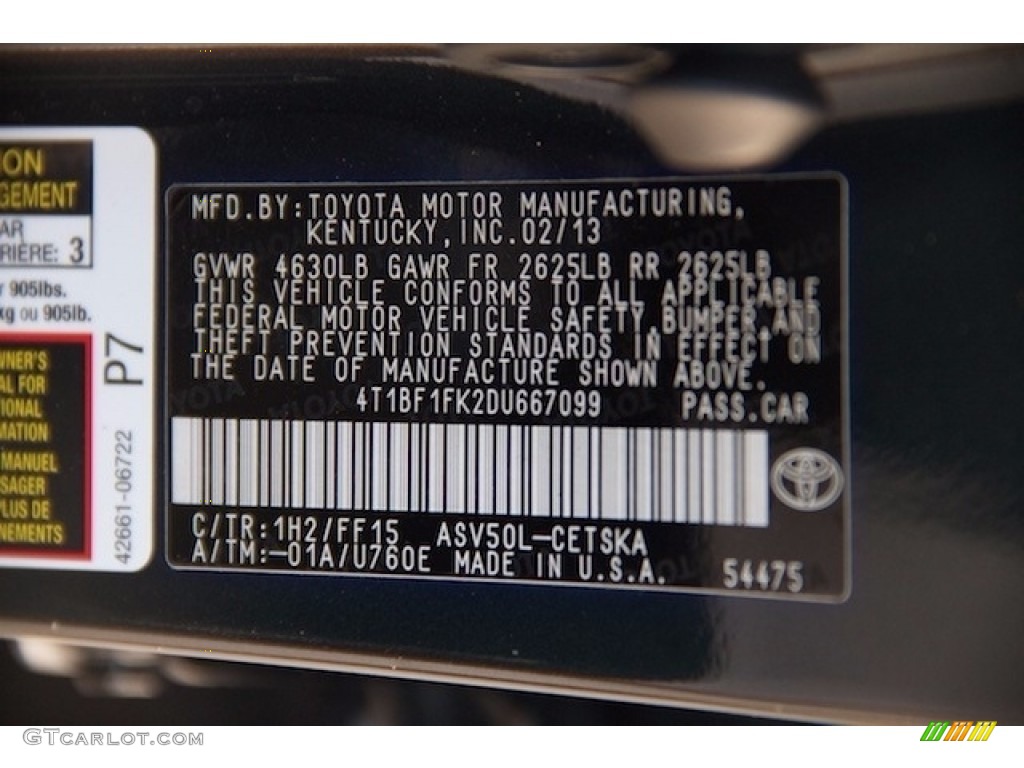 2013 Camry SE - Cosmic Gray Metallic / Black/Ash photo #29