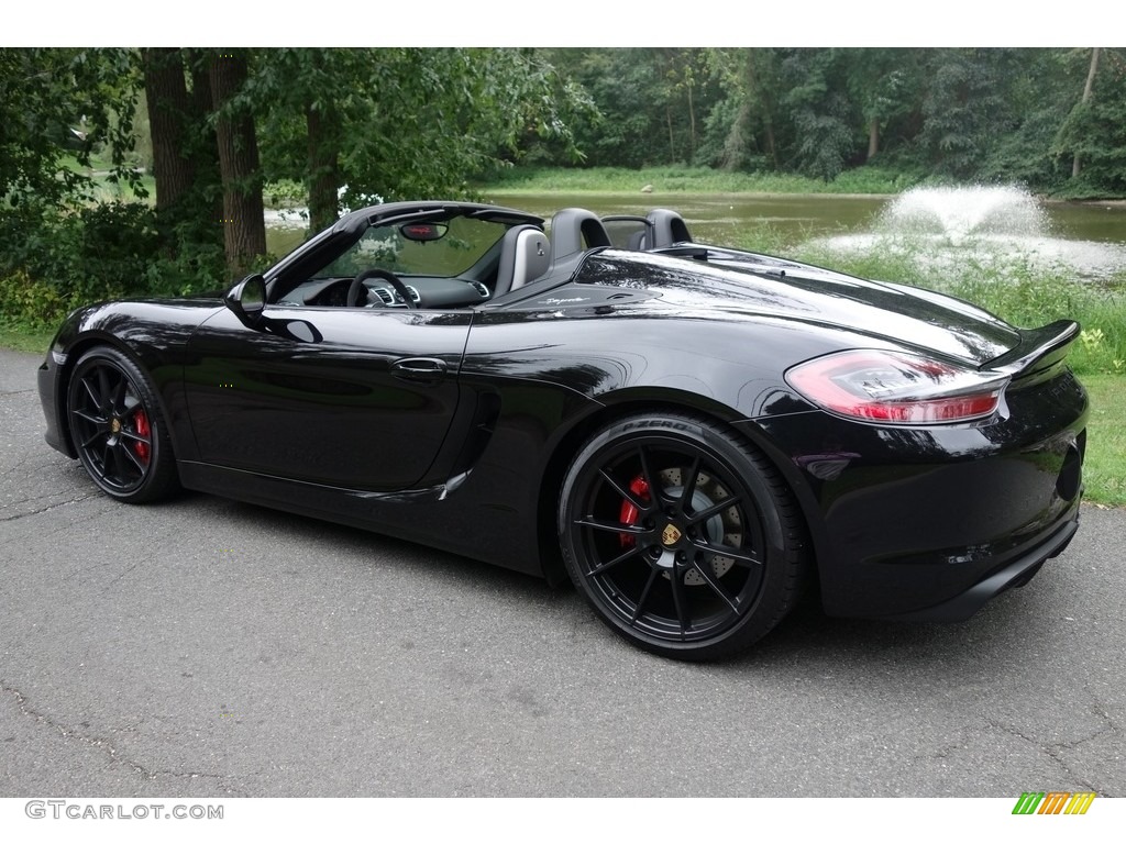 Black 2016 Porsche Boxster Spyder Exterior Photo #115555481