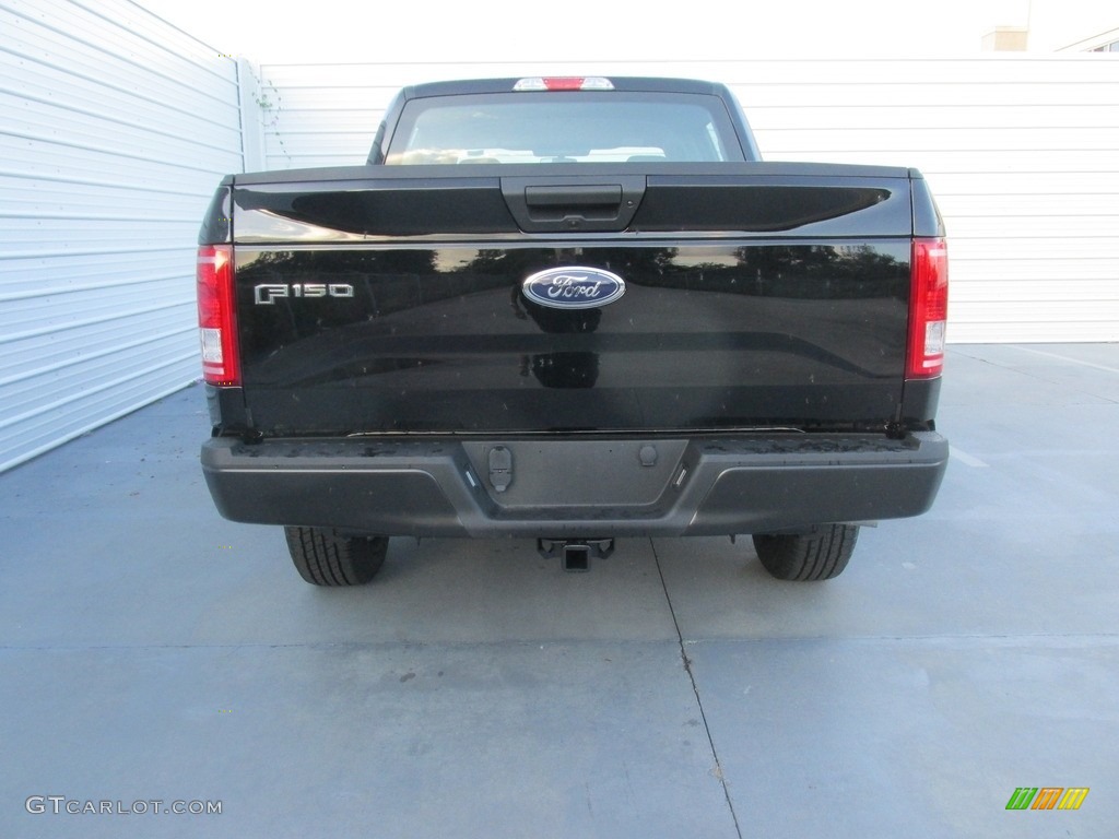 2016 F150 XL SuperCrew 4x4 - Shadow Black / Medium Earth Gray photo #5