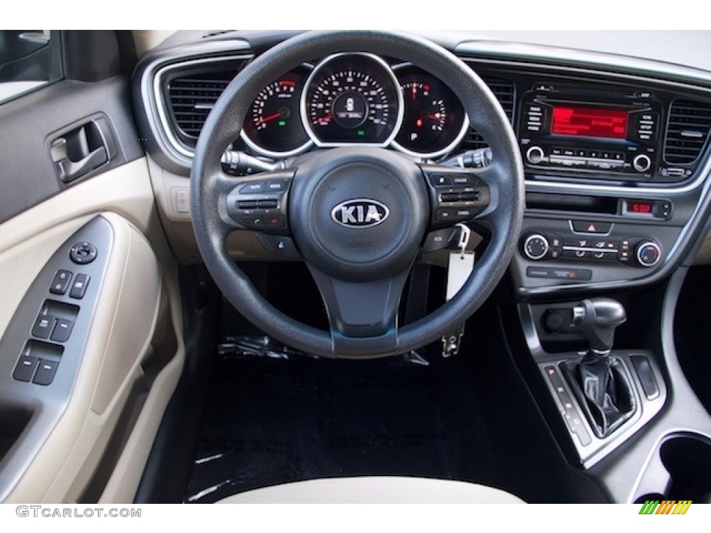 2015 Optima LX - Platinum Graphite / Beige photo #5
