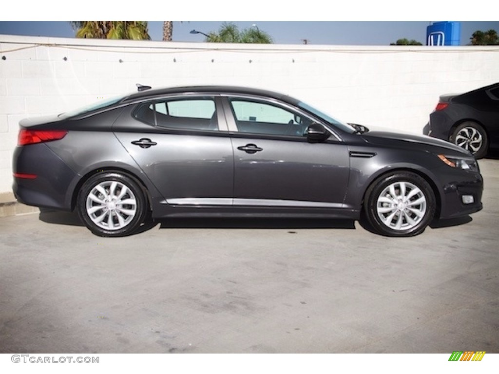2015 Optima LX - Platinum Graphite / Beige photo #8