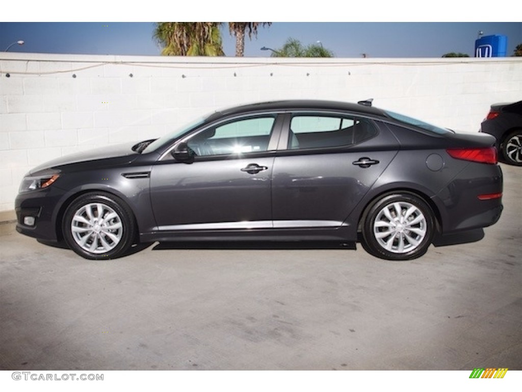 2015 Optima LX - Platinum Graphite / Beige photo #10
