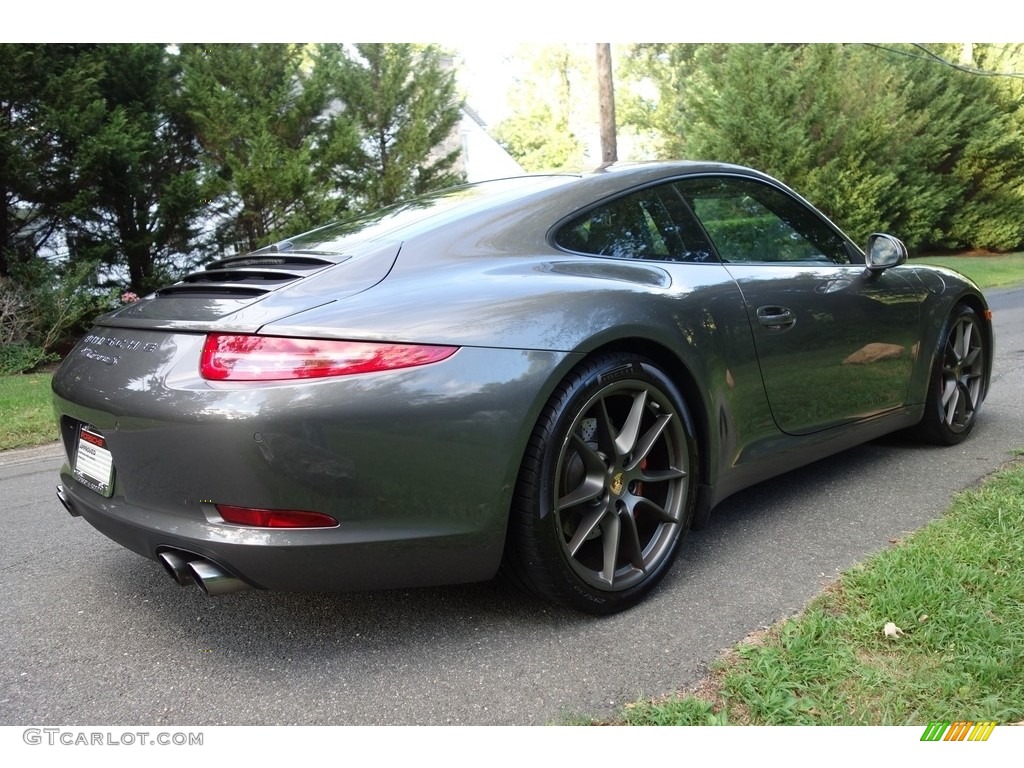 2014 911 Carrera S Coupe - Agate Grey Metallic / Black photo #6