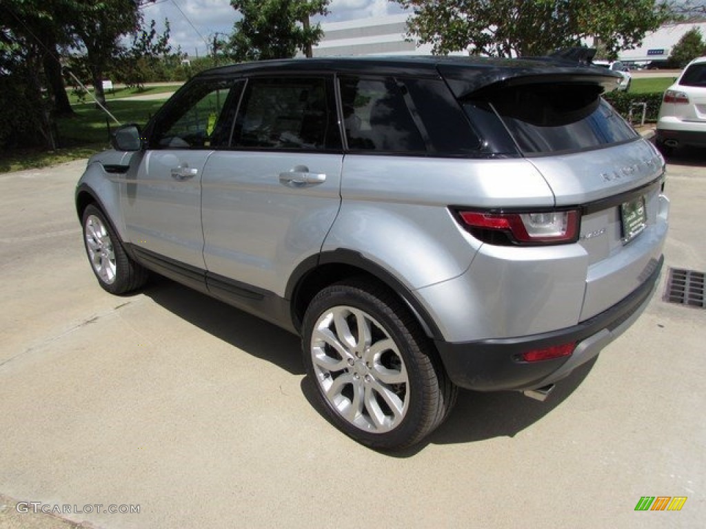 2016 Range Rover Evoque SE - Indus Silver Metalllic / Ebony/Ebony photo #6