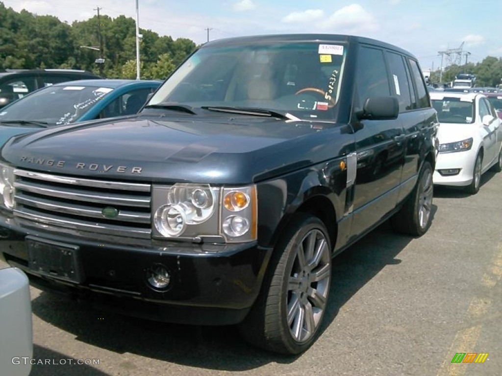 2003 Range Rover HSE - Java Black Metallic / Ivory/Aspen photo #1