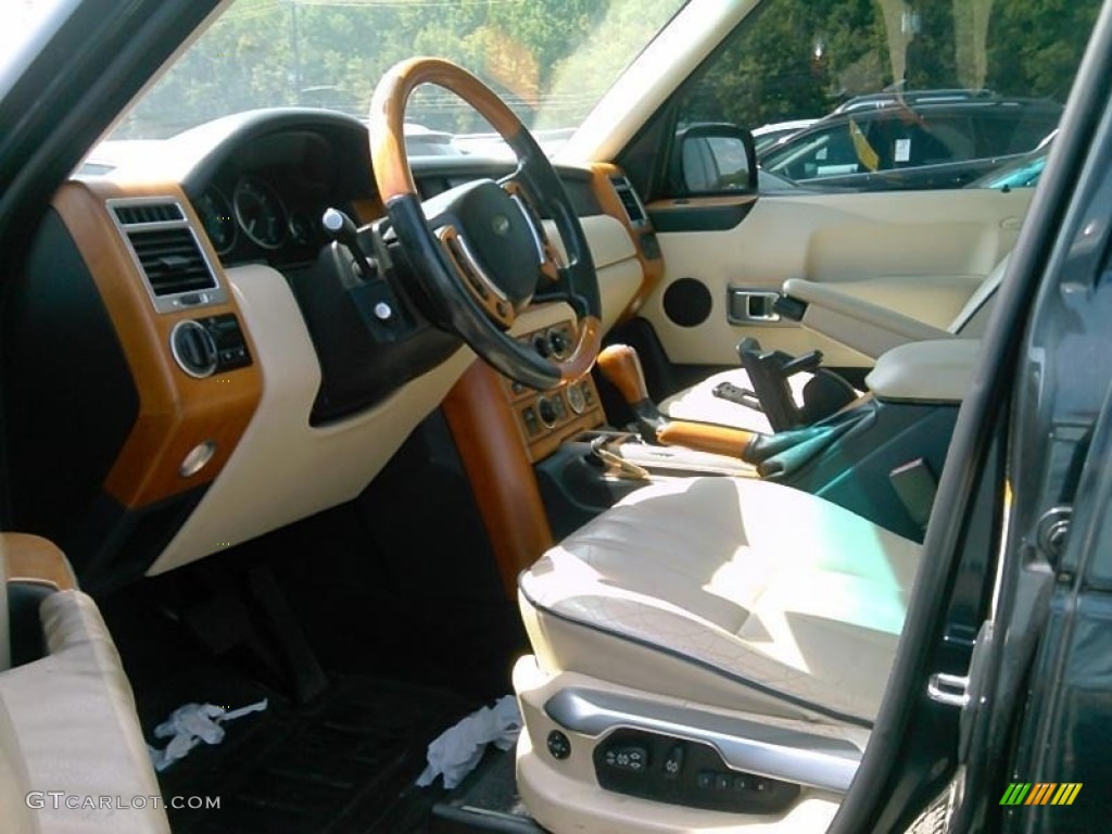 2003 Range Rover HSE - Java Black Metallic / Ivory/Aspen photo #3