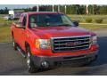 Fire Red 2012 GMC Sierra 1500 SLE Extended Cab