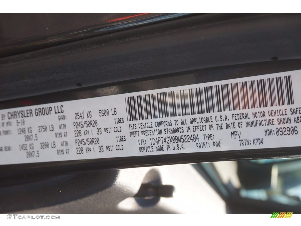 2011 Nitro Heat 4.0 - Dark Charcoal Pearl / Dark Slate Gray photo #26