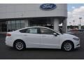 2017 Oxford White Ford Fusion S  photo #2