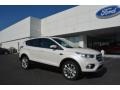 White Platinum 2017 Ford Escape Titanium 4WD Exterior