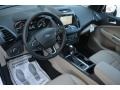 Medium Light Stone 2017 Ford Escape Titanium 4WD Interior Color