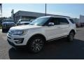 2017 White Platinum Ford Explorer Platinum 4WD  photo #3