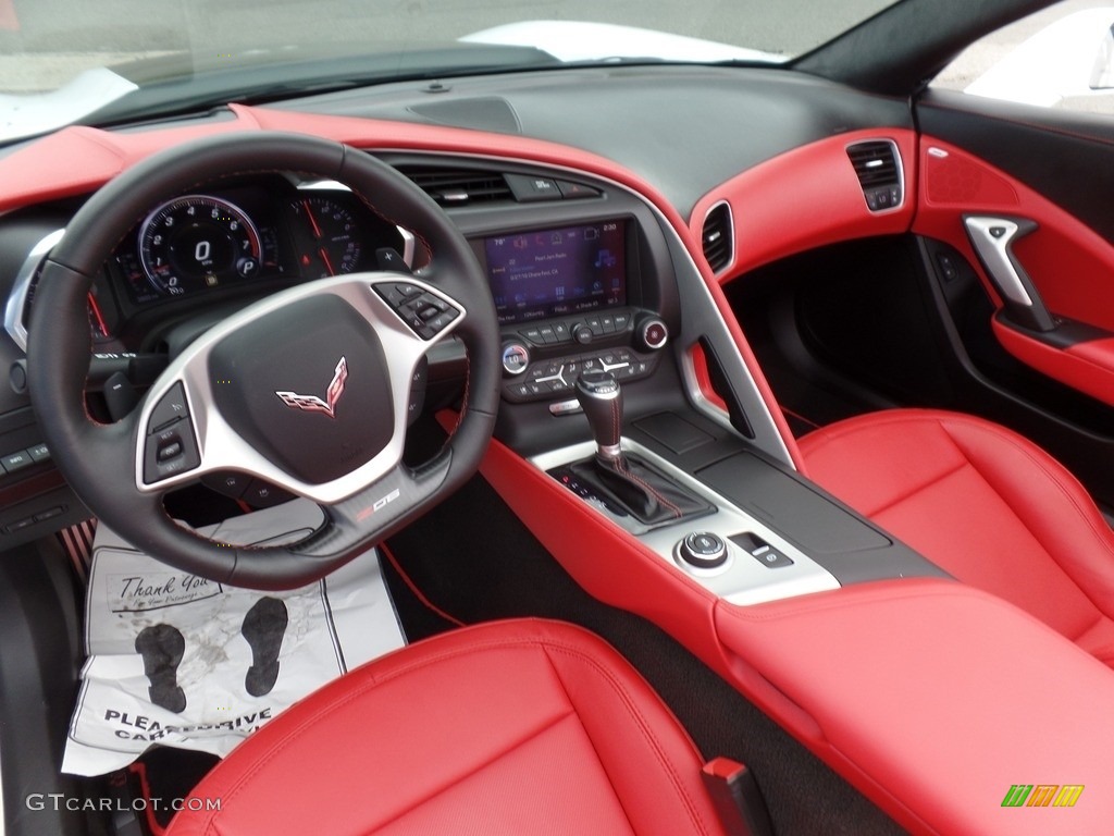 2016 Corvette Z06 Convertible - Arctic White / Adrenaline Red photo #22