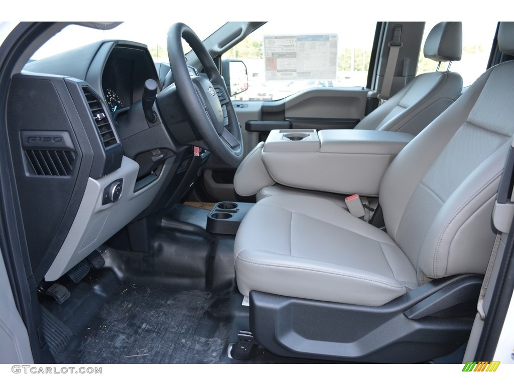 2016 F150 XL SuperCab 4x4 - Oxford White / Medium Earth Gray photo #8