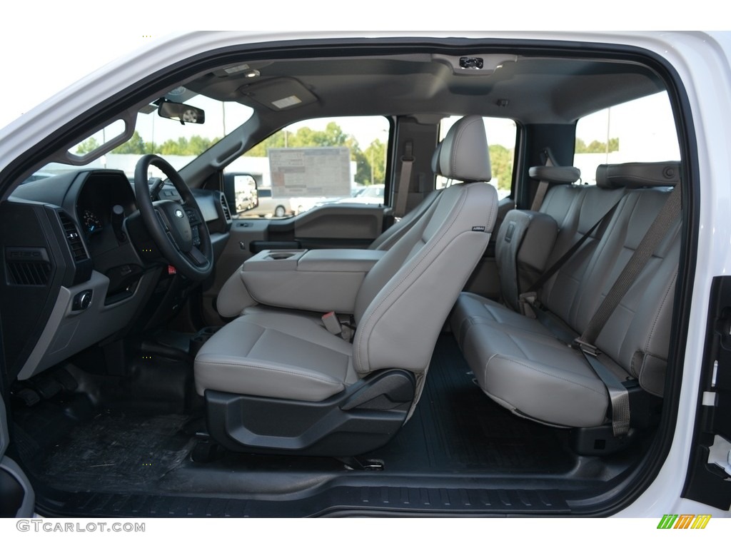 2016 F150 XL SuperCab 4x4 - Oxford White / Medium Earth Gray photo #10