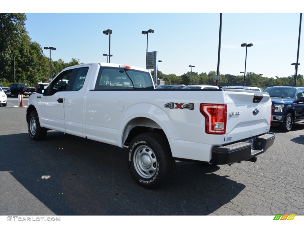 2016 F150 XL SuperCab 4x4 - Oxford White / Medium Earth Gray photo #18