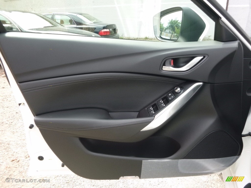 2017 Mazda Mazda6 Touring Black Door Panel Photo #115568870