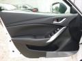 Black 2017 Mazda Mazda6 Touring Door Panel