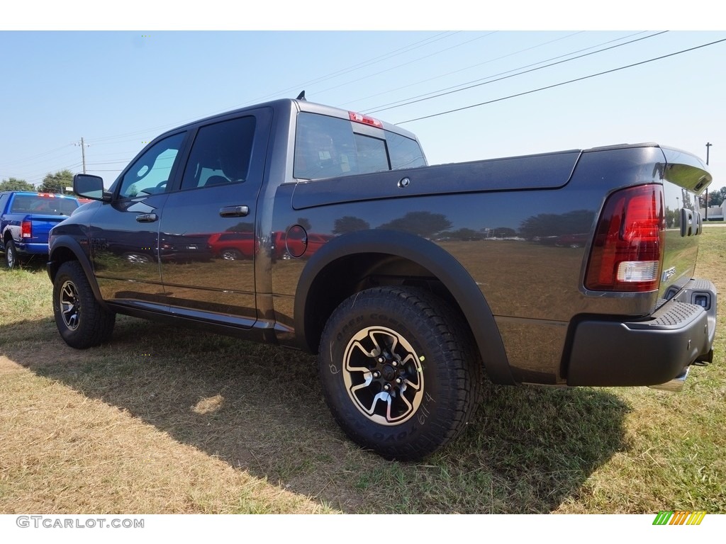 2017 1500 Rebel Crew Cab - Granite Crystal Metallic / Rebel Theme Red/Black photo #2