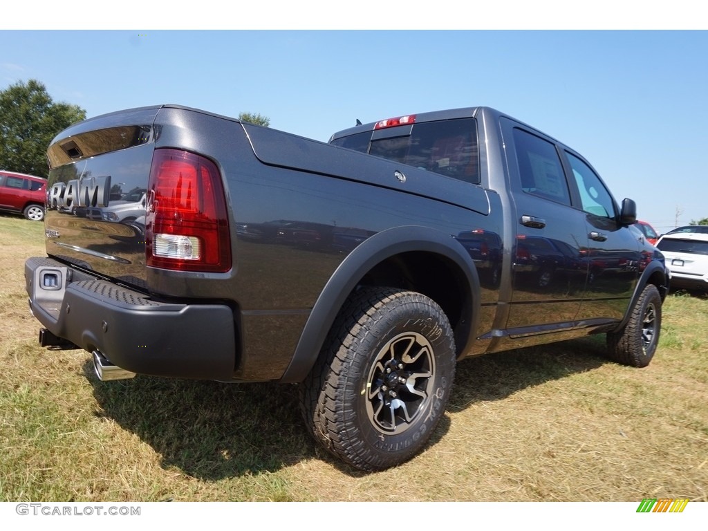 2017 1500 Rebel Crew Cab - Granite Crystal Metallic / Rebel Theme Red/Black photo #3