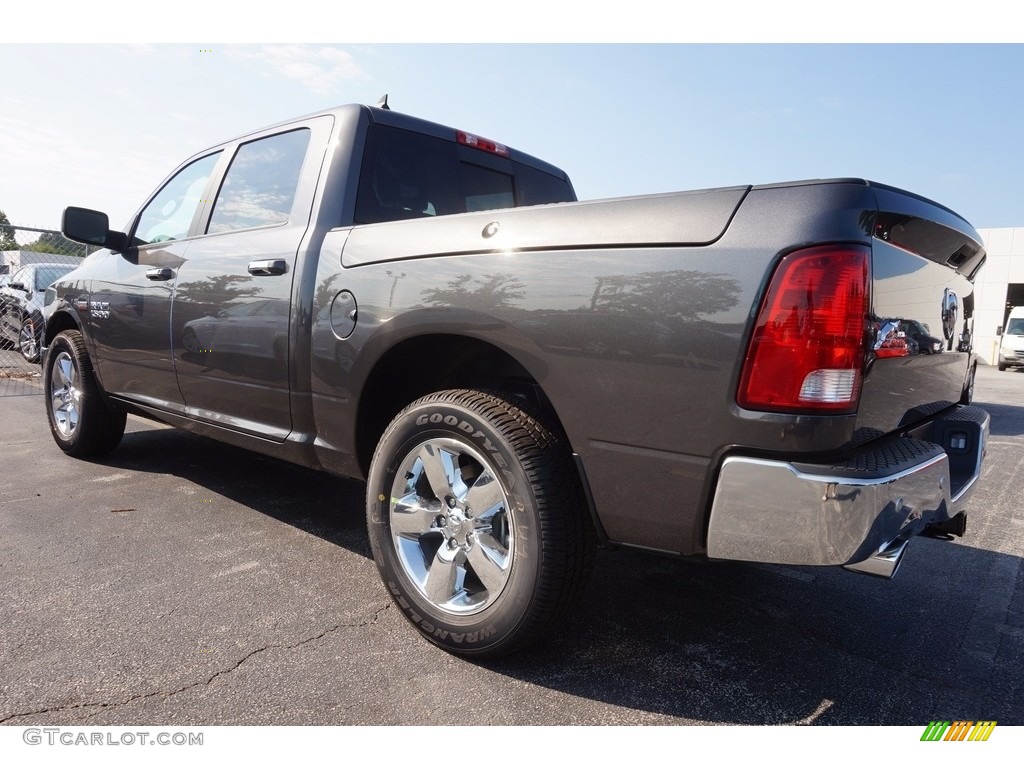 2017 1500 Big Horn Crew Cab - Granite Crystal Metallic / Black/Diesel Gray photo #2