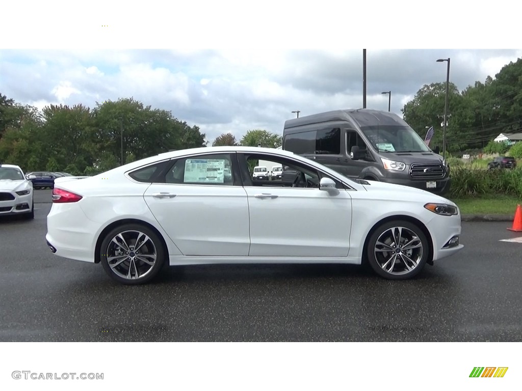 Oxford White 2017 Ford Fusion Titanium AWD Exterior Photo #115570775