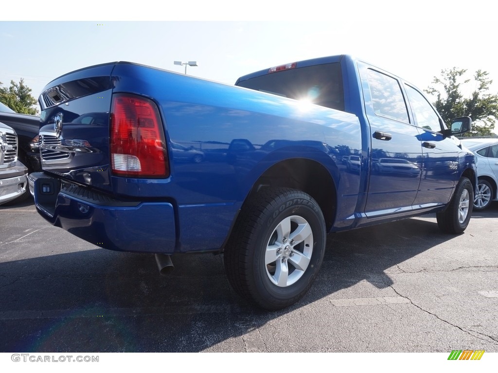 2017 1500 Express Crew Cab - Blue Streak Pearl / Black/Diesel Gray photo #2