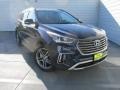 2017 Storm Blue Hyundai Santa Fe Limited Ultimate  photo #2