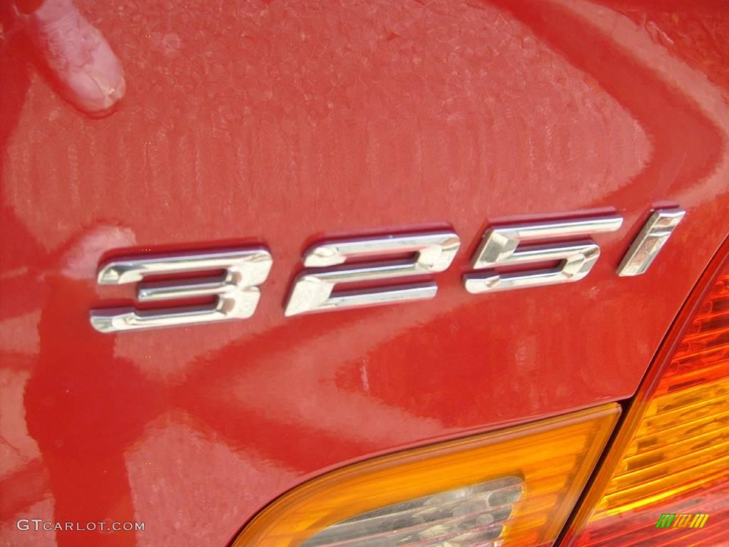 2004 3 Series 325i Sedan - Electric Red / Black photo #11