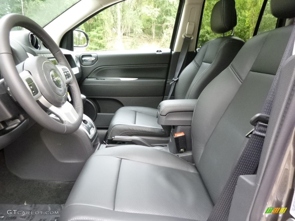 Dark Slate Gray Interior 2017 Jeep Compass High Altitude 4x4 Photo #115574912