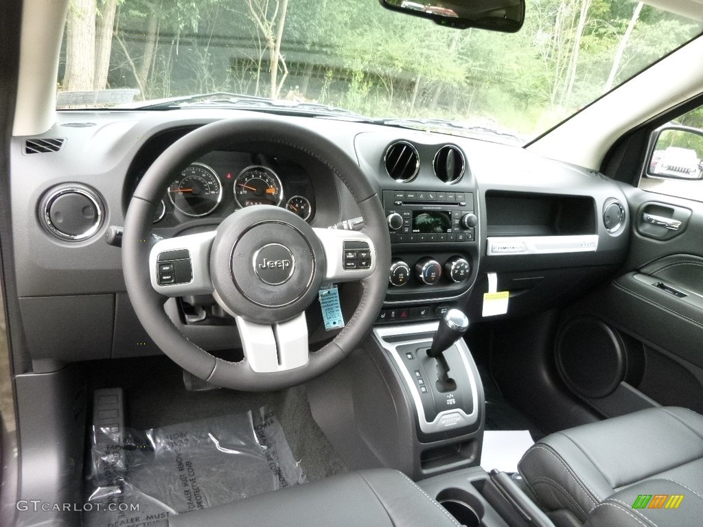 Dark Slate Gray Interior 2017 Jeep Compass High Altitude 4x4 Photo #115574957