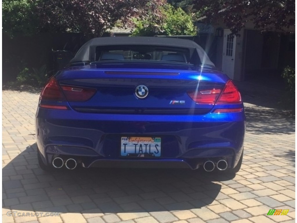 2013 M6 Convertible - San Marino Blue Metallic / Silverstone II photo #5