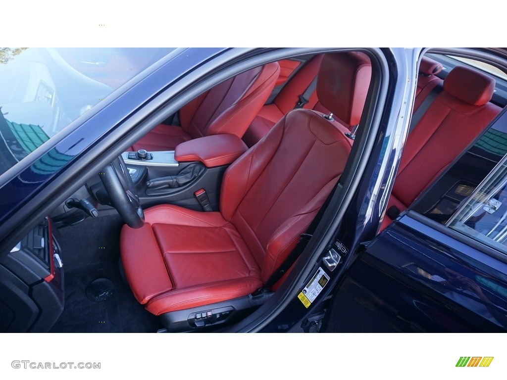 2013 3 Series 328i Sedan - Imperial Blue Metallic / Coral Red/Black photo #5