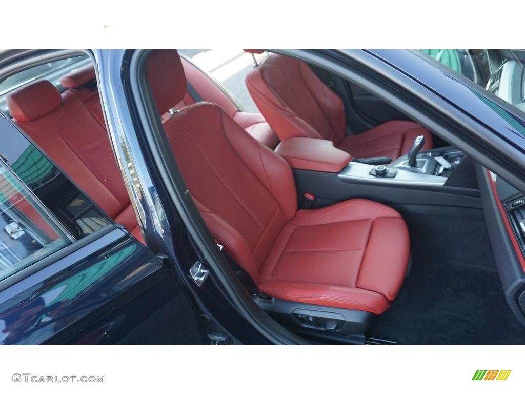 2013 3 Series 328i Sedan - Imperial Blue Metallic / Coral Red/Black photo #6