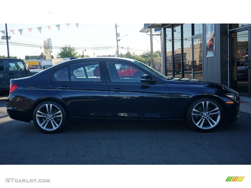 2013 3 Series 328i Sedan - Imperial Blue Metallic / Coral Red/Black photo #10